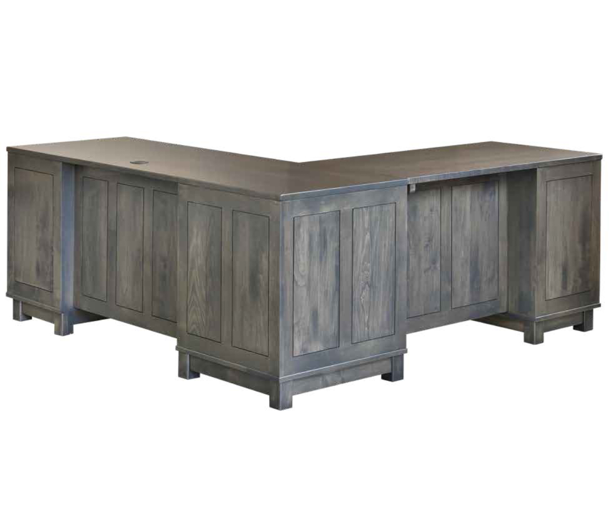 La Salle Urban L-Desk With Hutch - Image 2