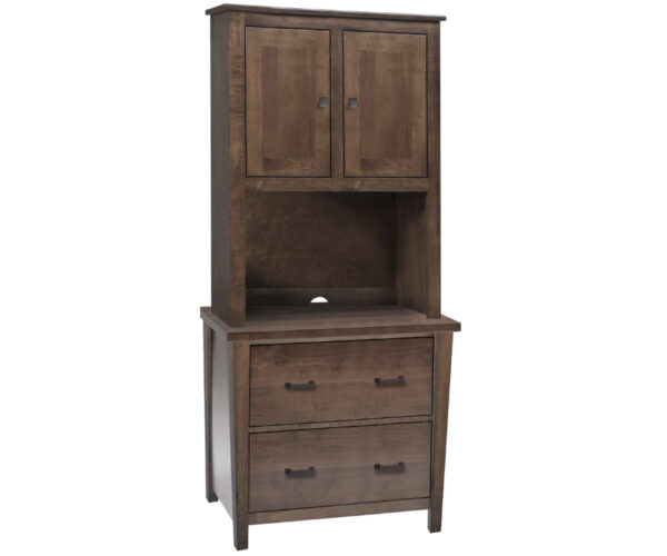 Woodland Shaker Lateral File With Hutch