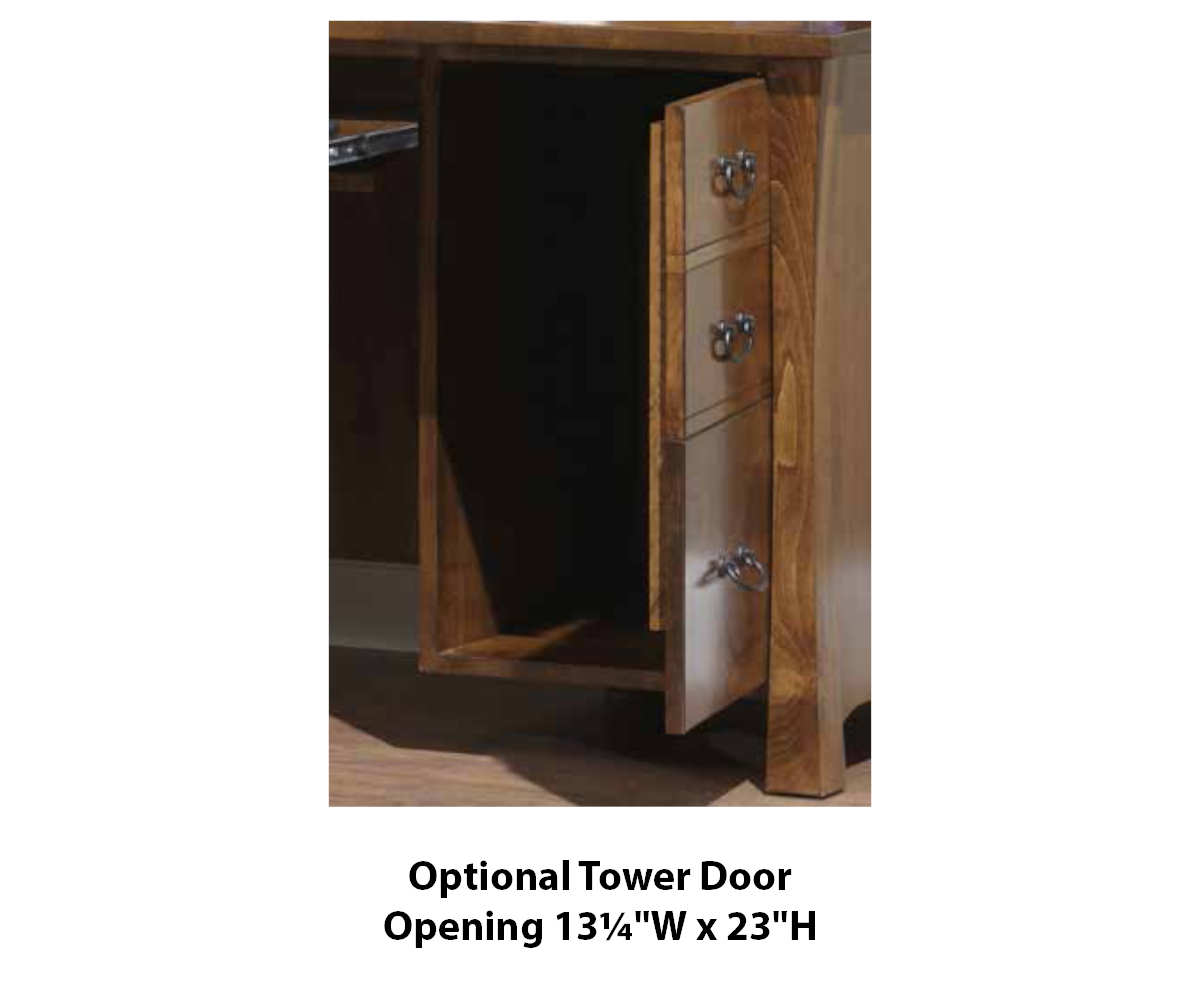 Highland L-Desk With Hutch - Image 7