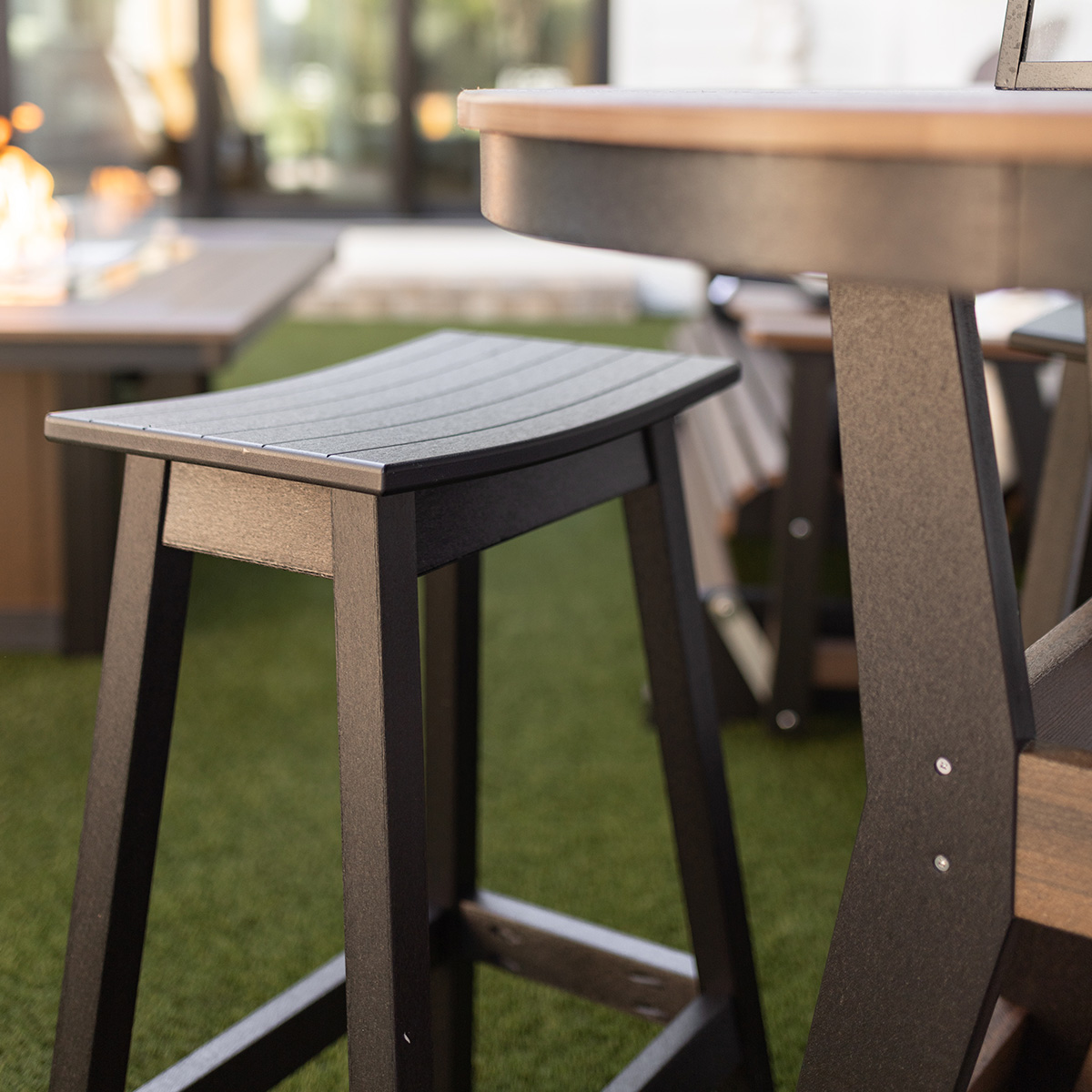 Saddle Bar Stool - Image 3