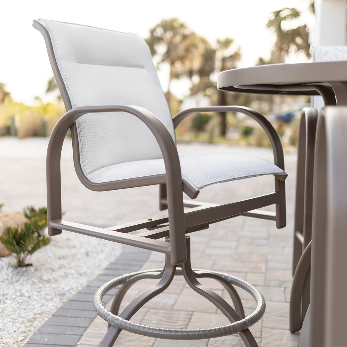 Murphy Sling Swivel Bar Chair - Image 2