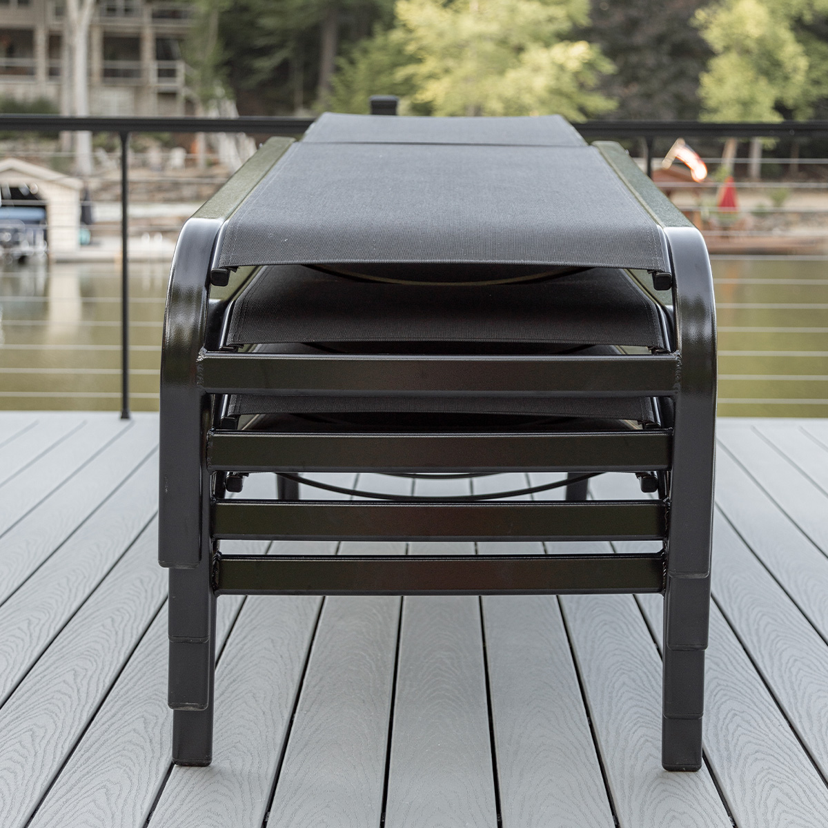 Murphy Sling Chaise Lounge Without Arms - Image 4