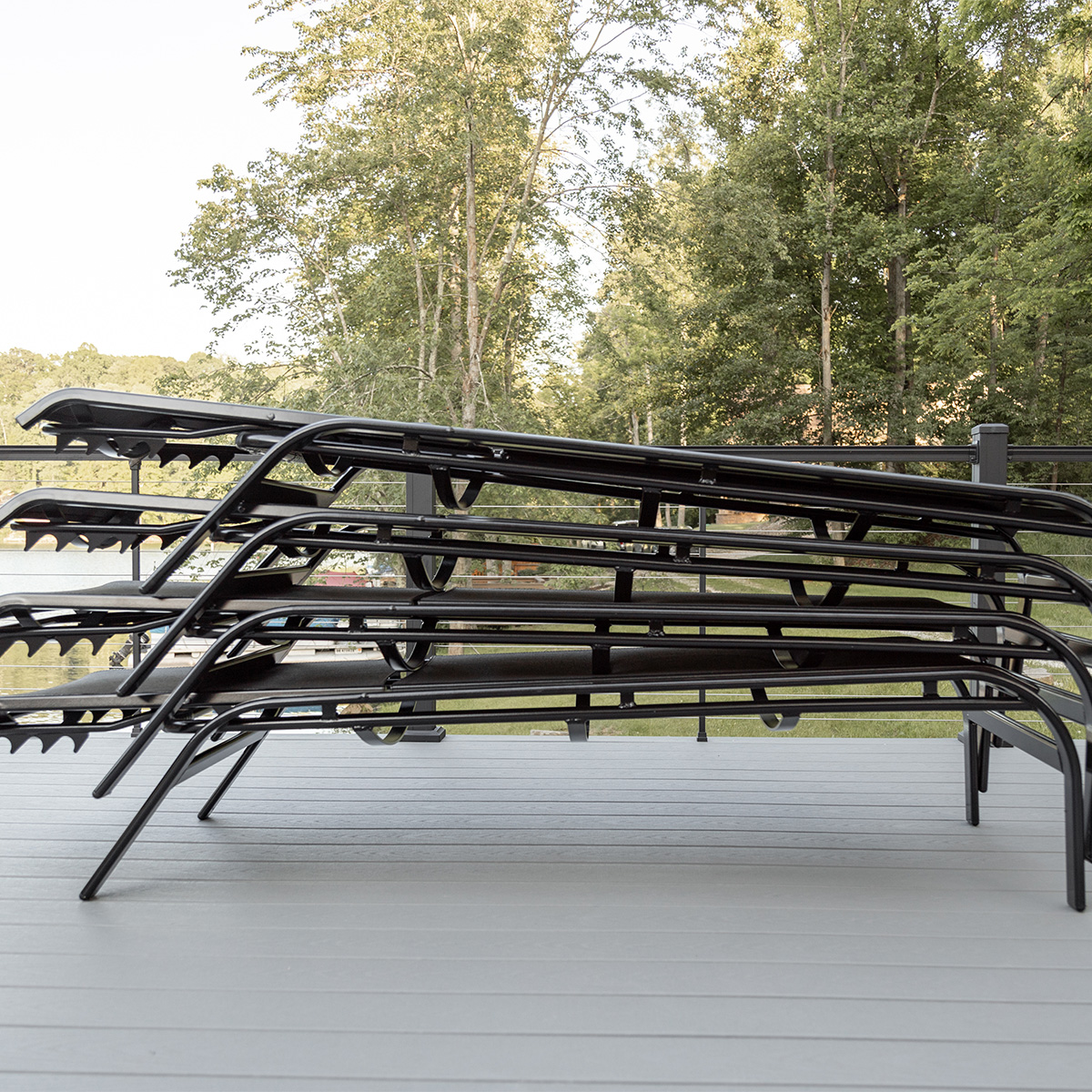 Murphy Sling Chaise Lounge Without Arms - Image 5