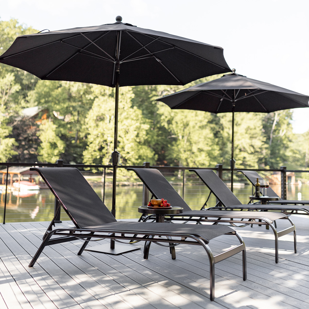 Murphy Sling Chaise Lounge Without Arms - Image 2