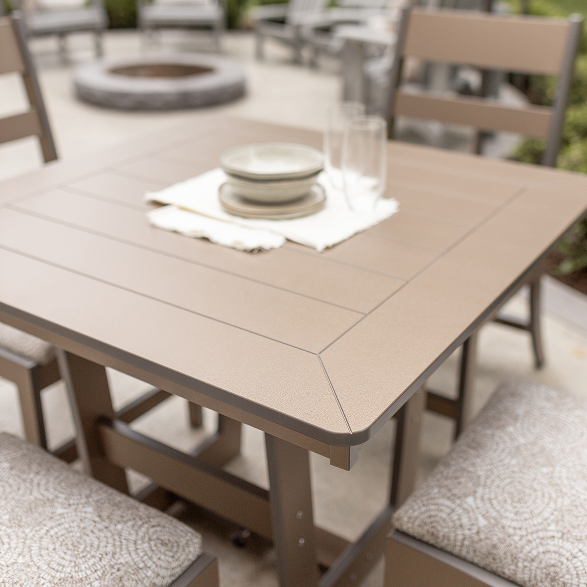 Hudson 40" Square Table - Dining Height - Image 3