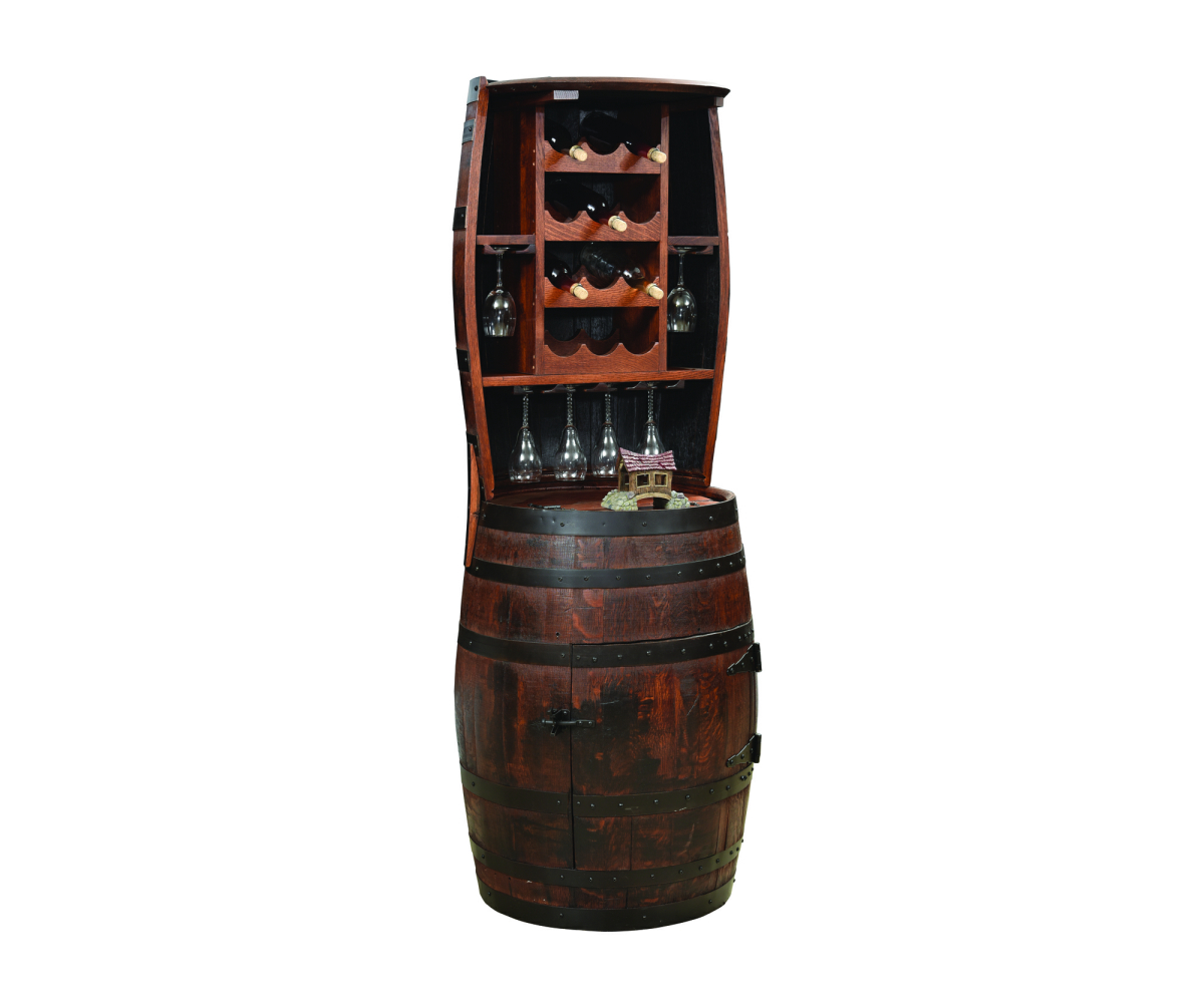 12 Bottle Barrel Hutch