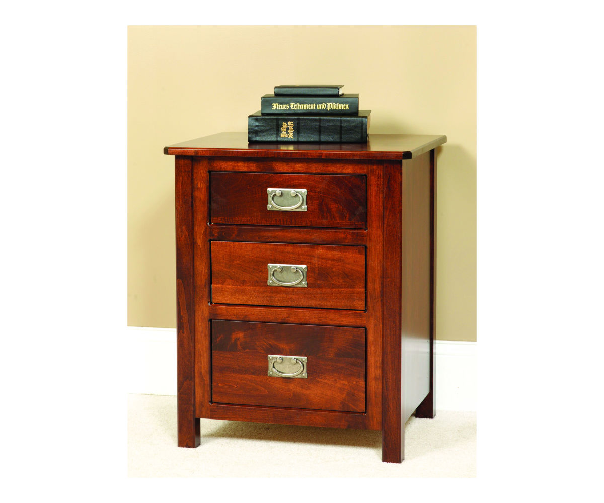 Cornwell Three Drawer Nightstand - Image 3