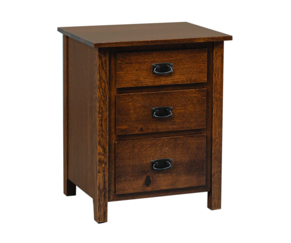 Elkins Three Drawer Nightstand