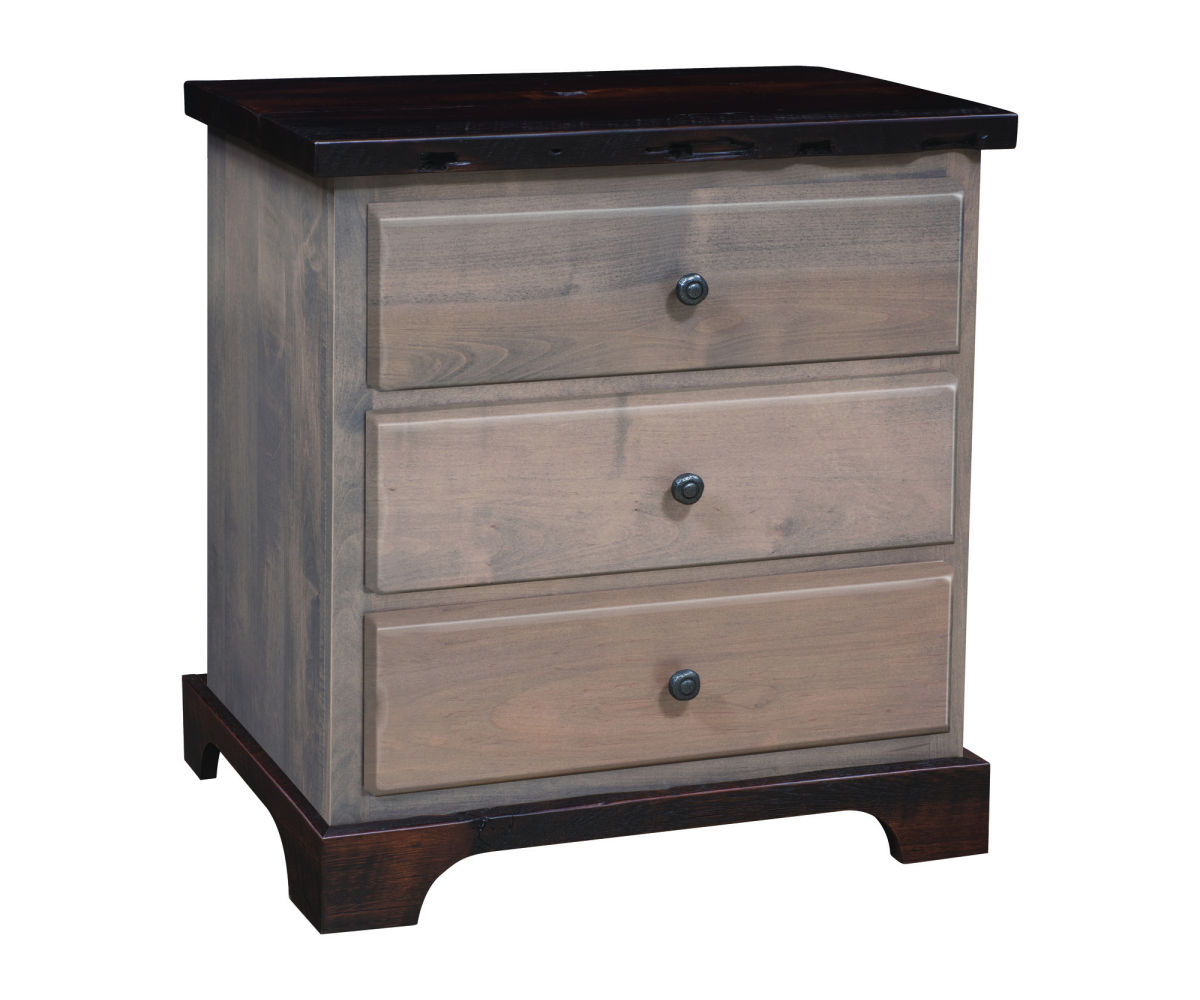 Manchester Three Drawer Nightstand