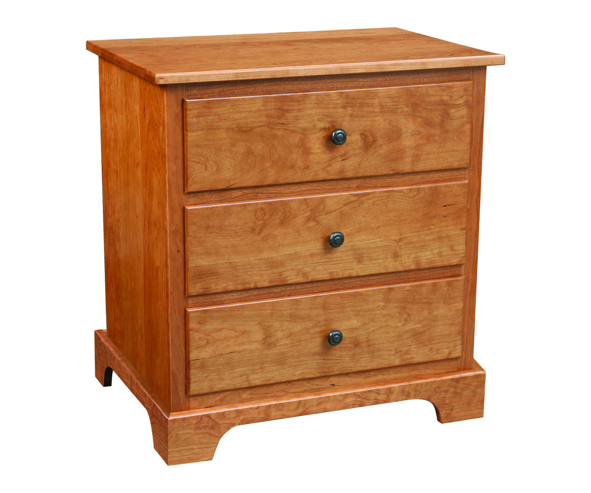 Manchester Three Drawer Nightstand - Image 4
