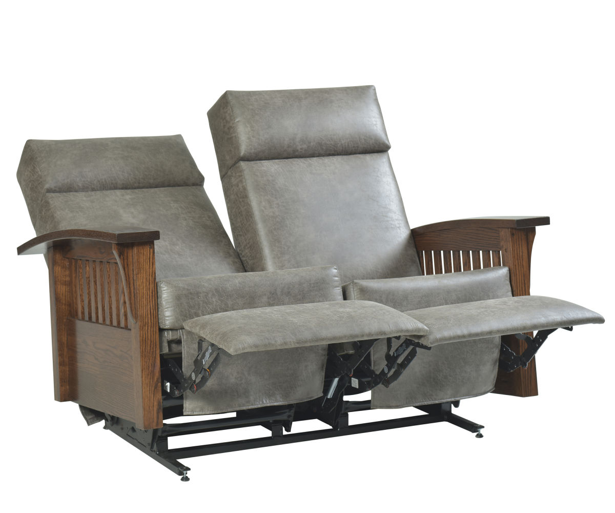 Mission Love Seat Glider/Recliner - Image 3