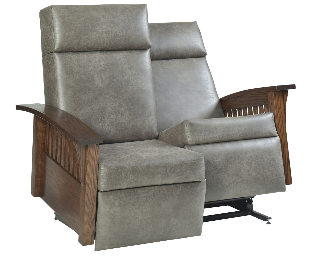Mission Love Seat Glider/Recliner - Image 2