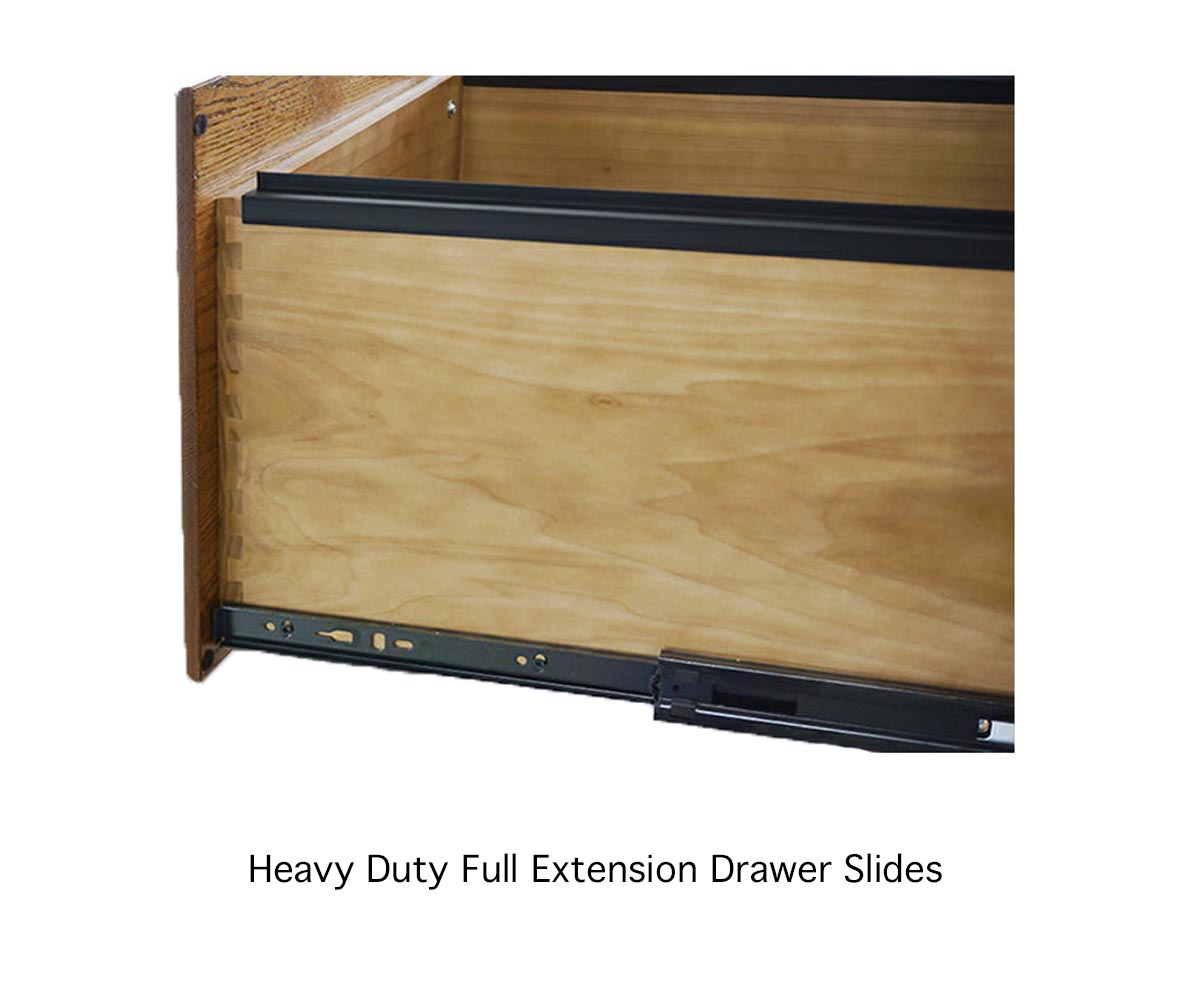 Mission Corner Desk & Hutch - Image 4