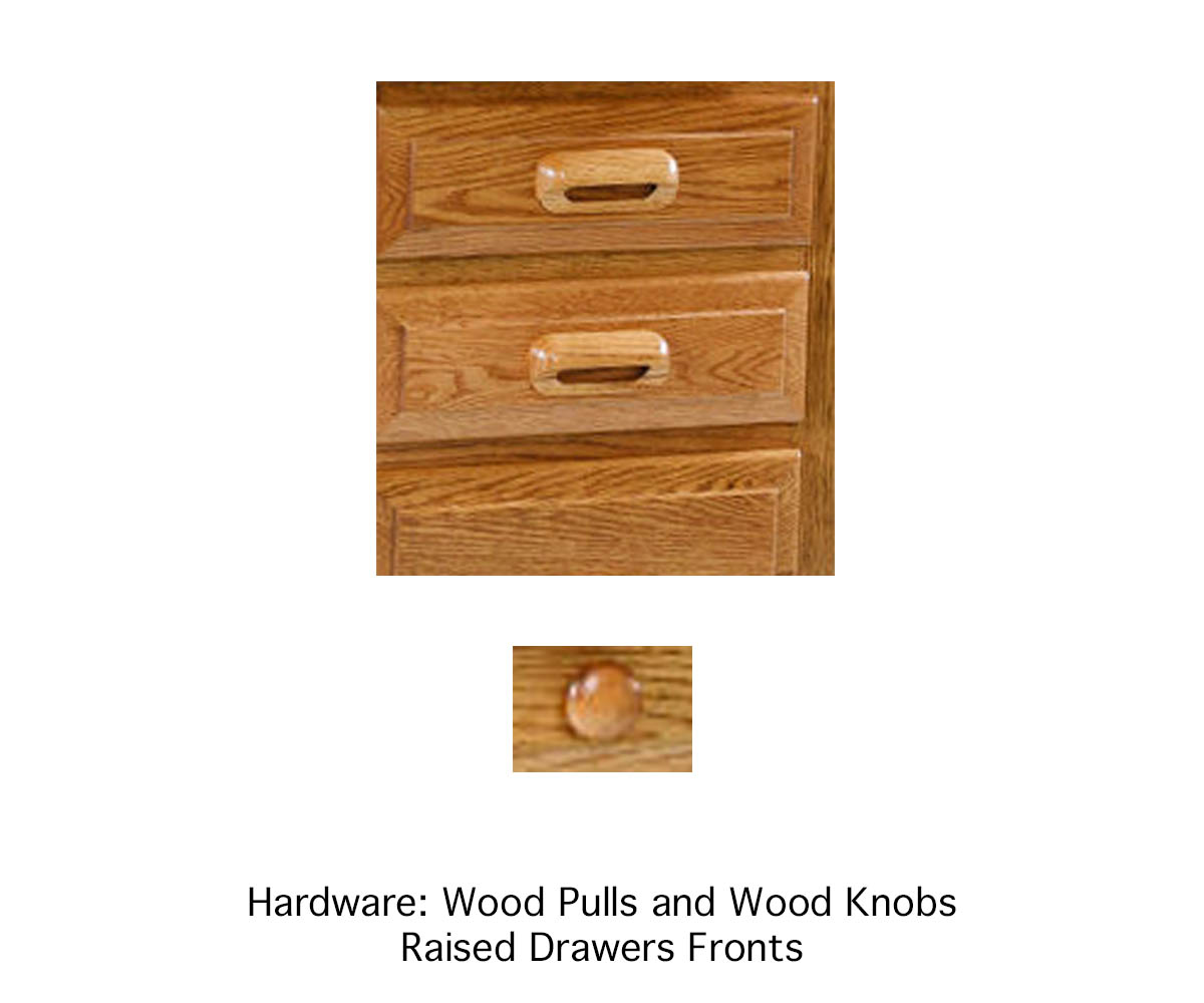 Traditional Regular Desk & Hutch - Image 2