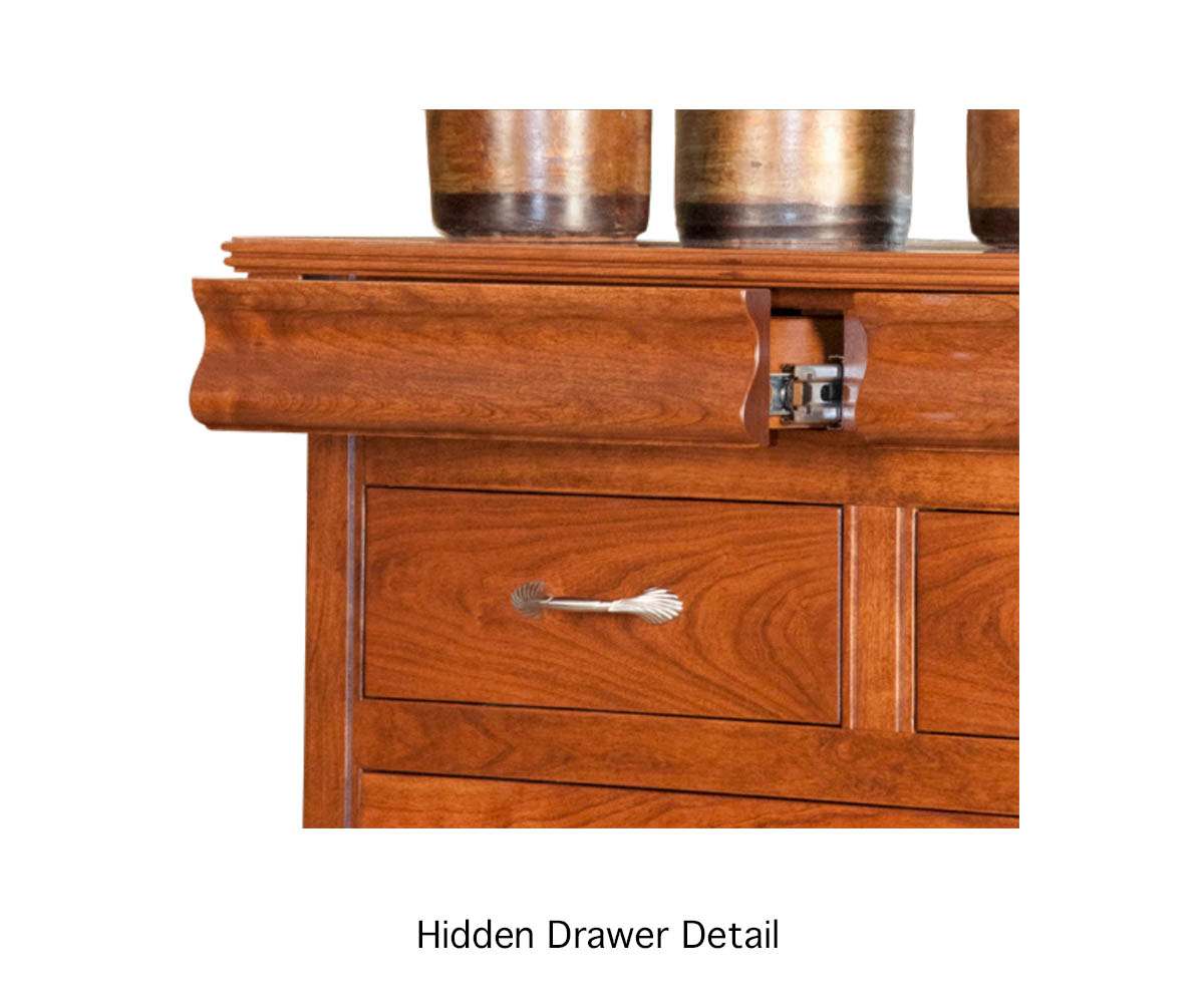 Heirloom Sleigh Dresser - Image 2
