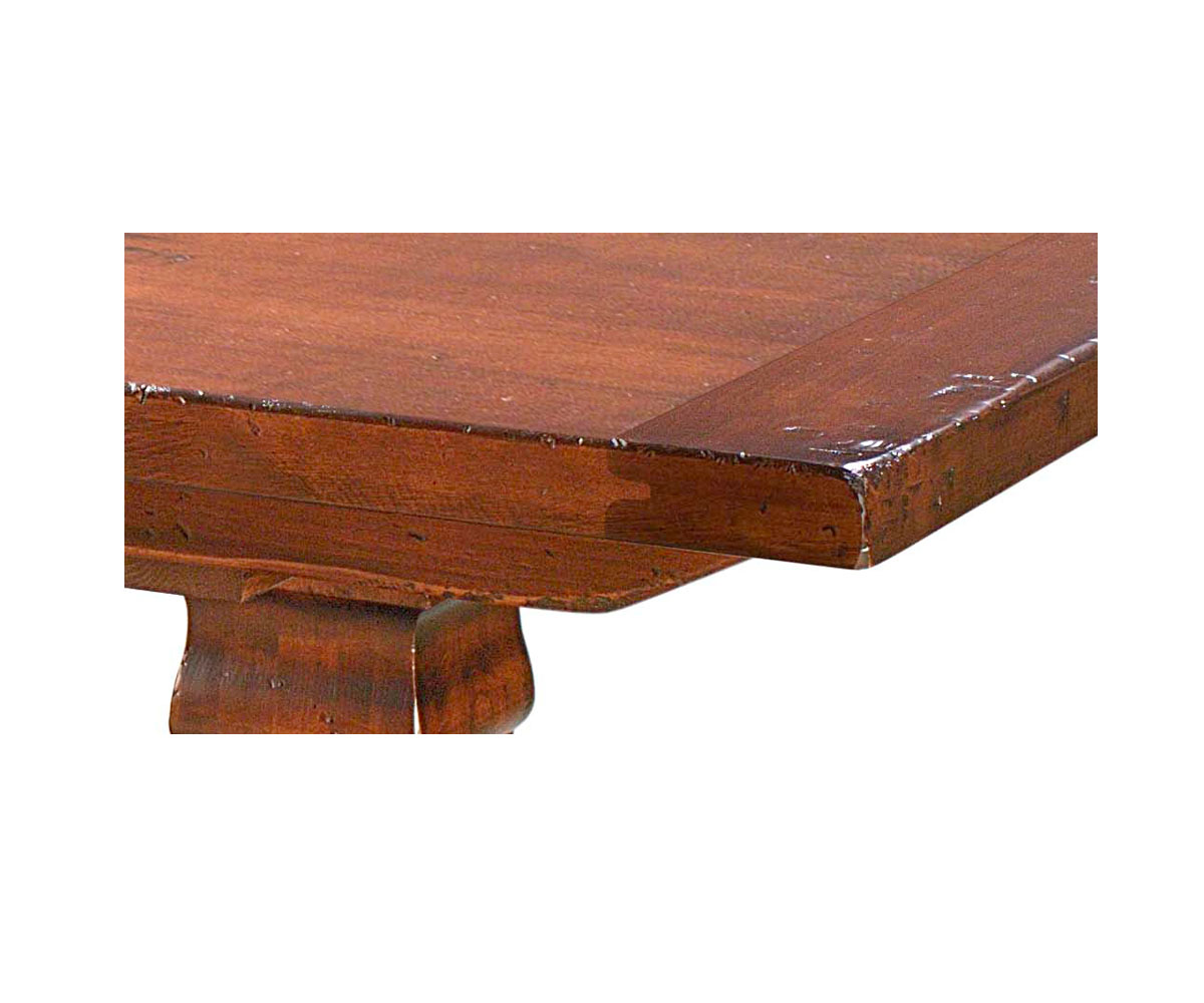 Provincial Cottage Dining Table With Breadboard Ends - Image 2