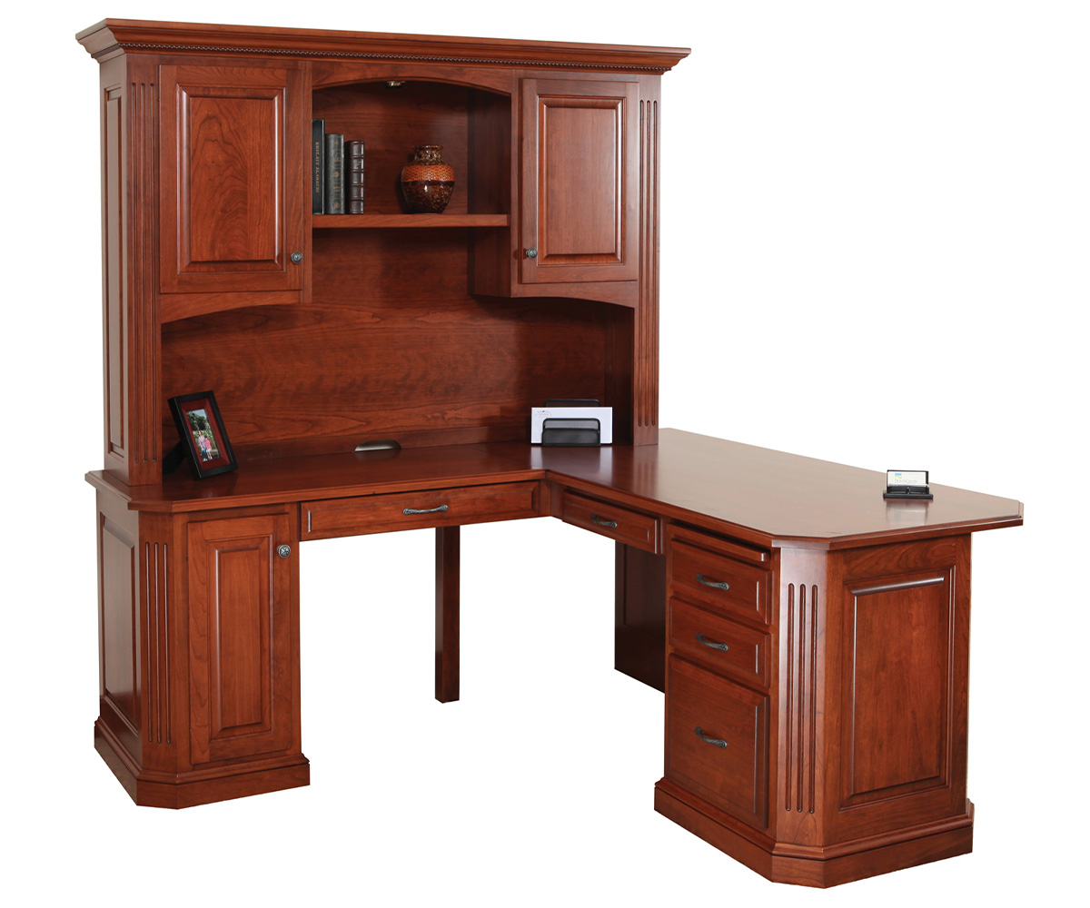 Buckingham Corner Desk and Hutch - Image 2