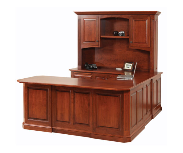Buckingham U-Shape Desk and Hutch