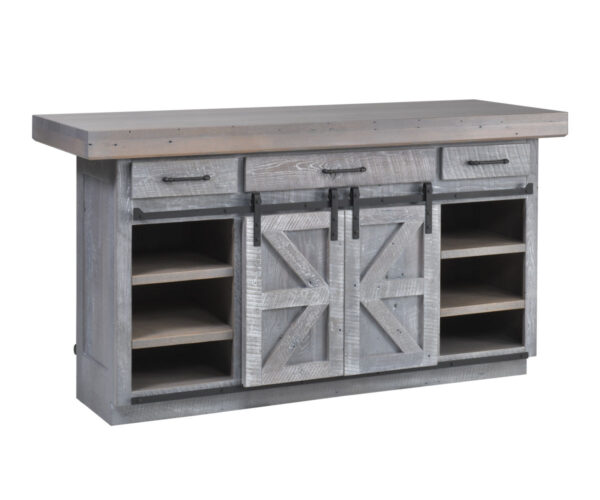 Urban Bar with Barn Doors