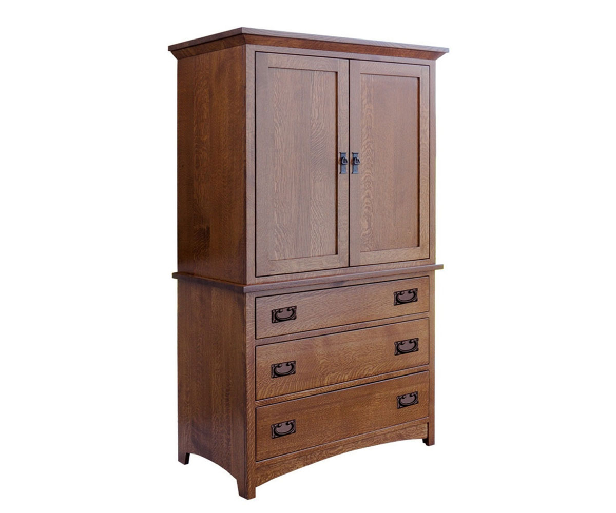 Empire Mission Two Piece Armoire