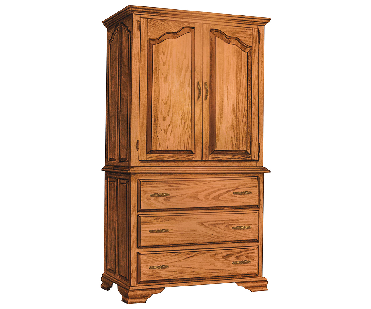 Wavy Cathedral Armoire