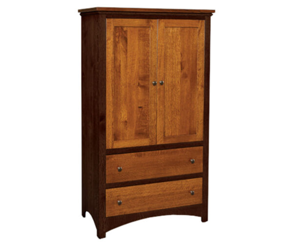 Buckeye Brown Maple & Elm Armoire