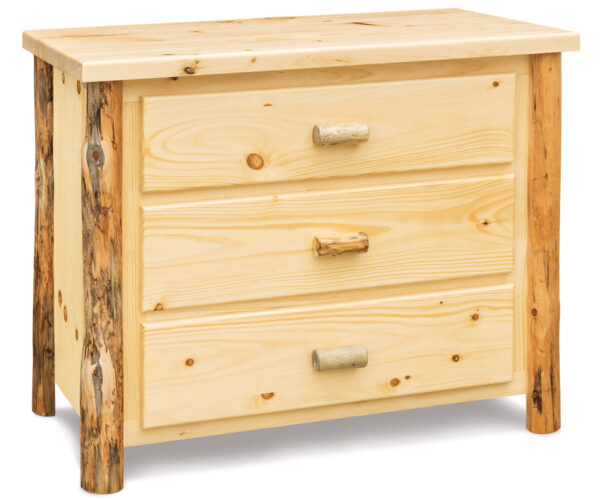 Econo 3 Drawer Chest - Rustic Pine