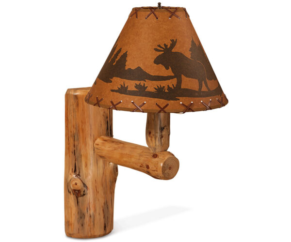 Wall Lamp - Rustic Pine