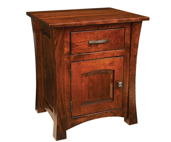 Woodbury One-Drawer, One-Door Nightstand