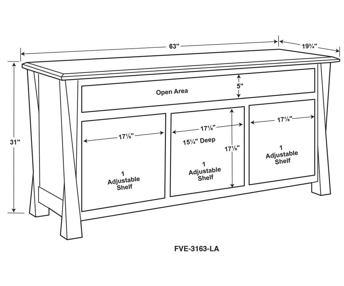 Lexington Arc Media Stand - 63"W - Image 2