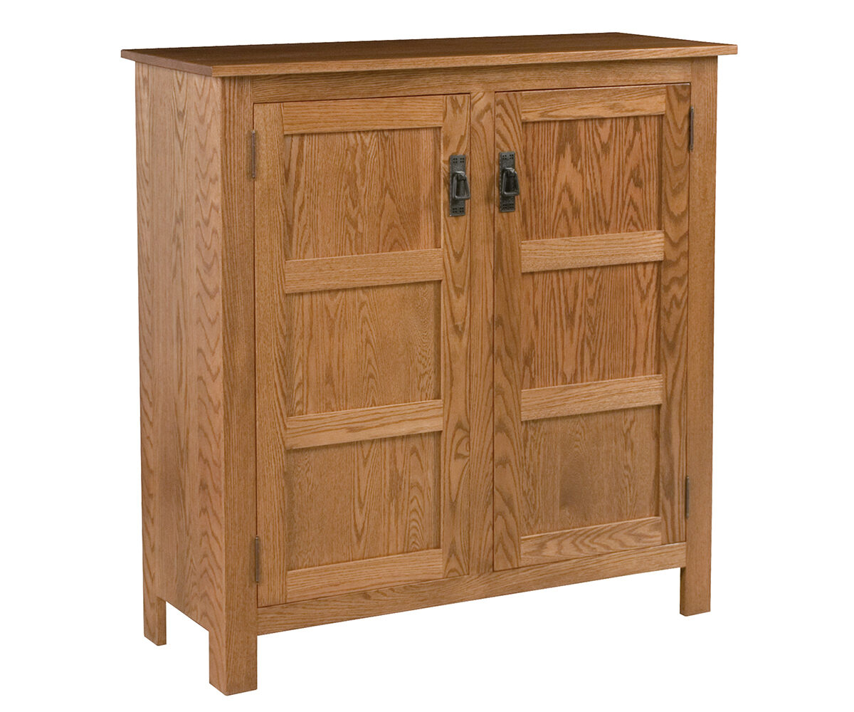 Mission Raised Panel Pie Safe - Three Panel Door