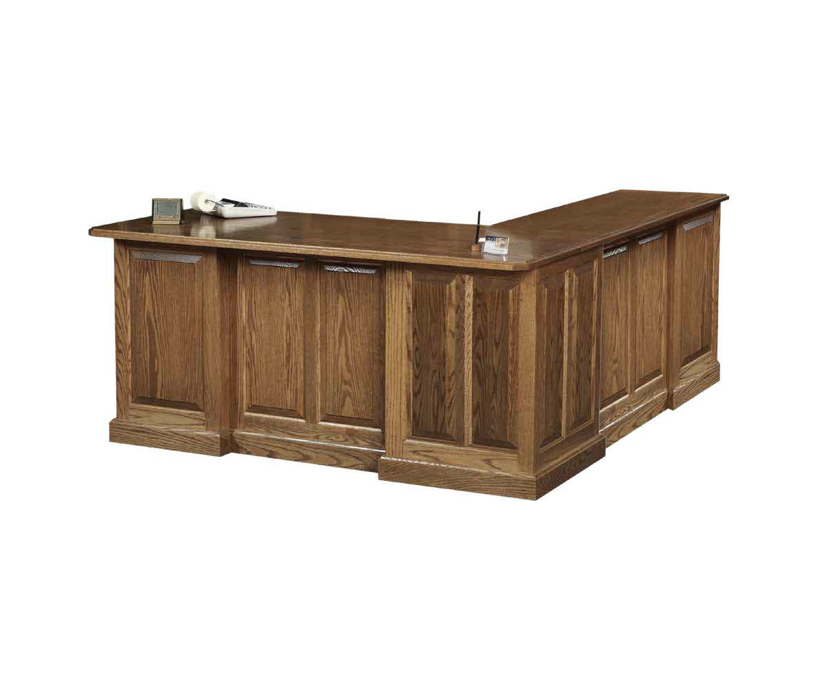 Highland L-Desk With Hutch - Image 2