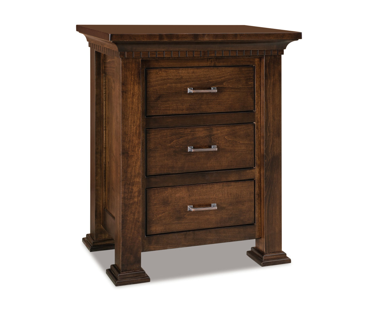 Empire 3 Drawer Nightstand - 34¾"H
