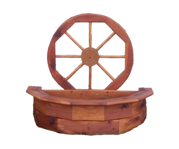 Wagon Wheel Planter