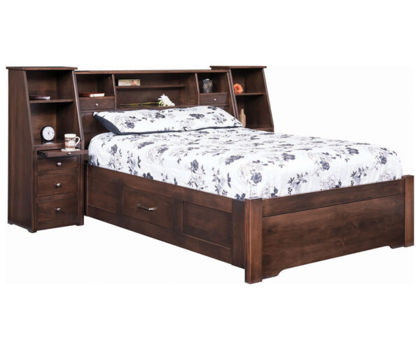 Sunrise Bed with Storage Rails