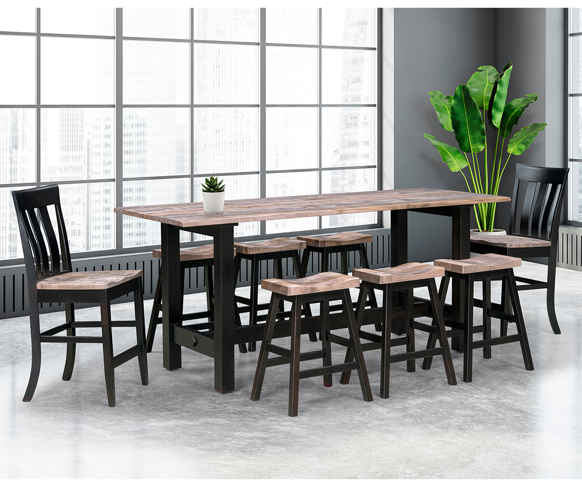 24" Wave Bar Stool - Image 2