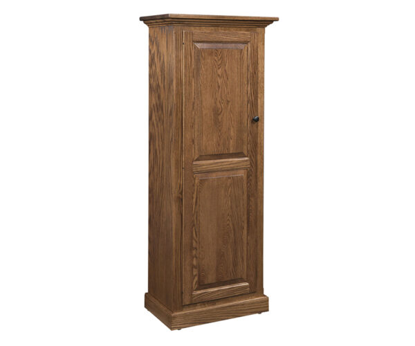 Traditional Single Door Bookcase - 60"H