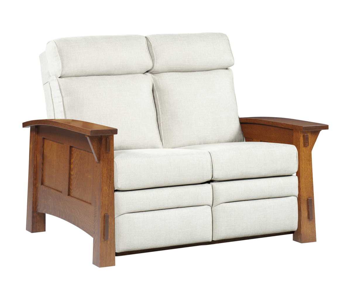 Country Shaker Recliner Love Seat