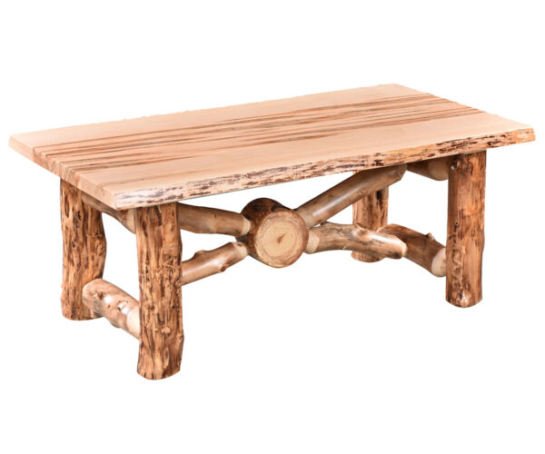 Rustic X Coffee Table