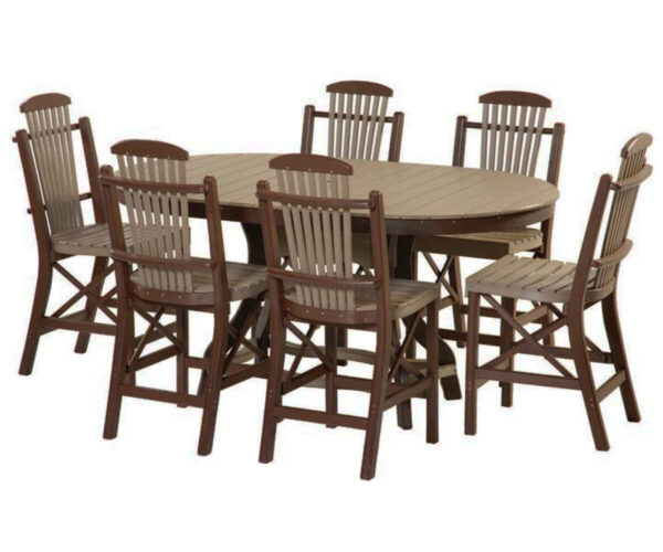 44" x 72" Balcony Table - Oval