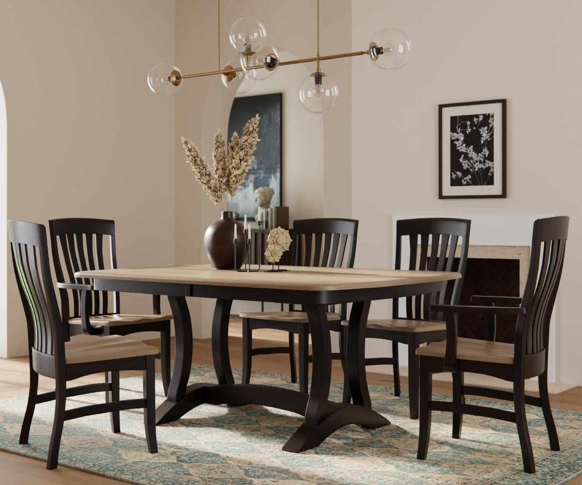 Richfield Double Pedestal Table - Image 3