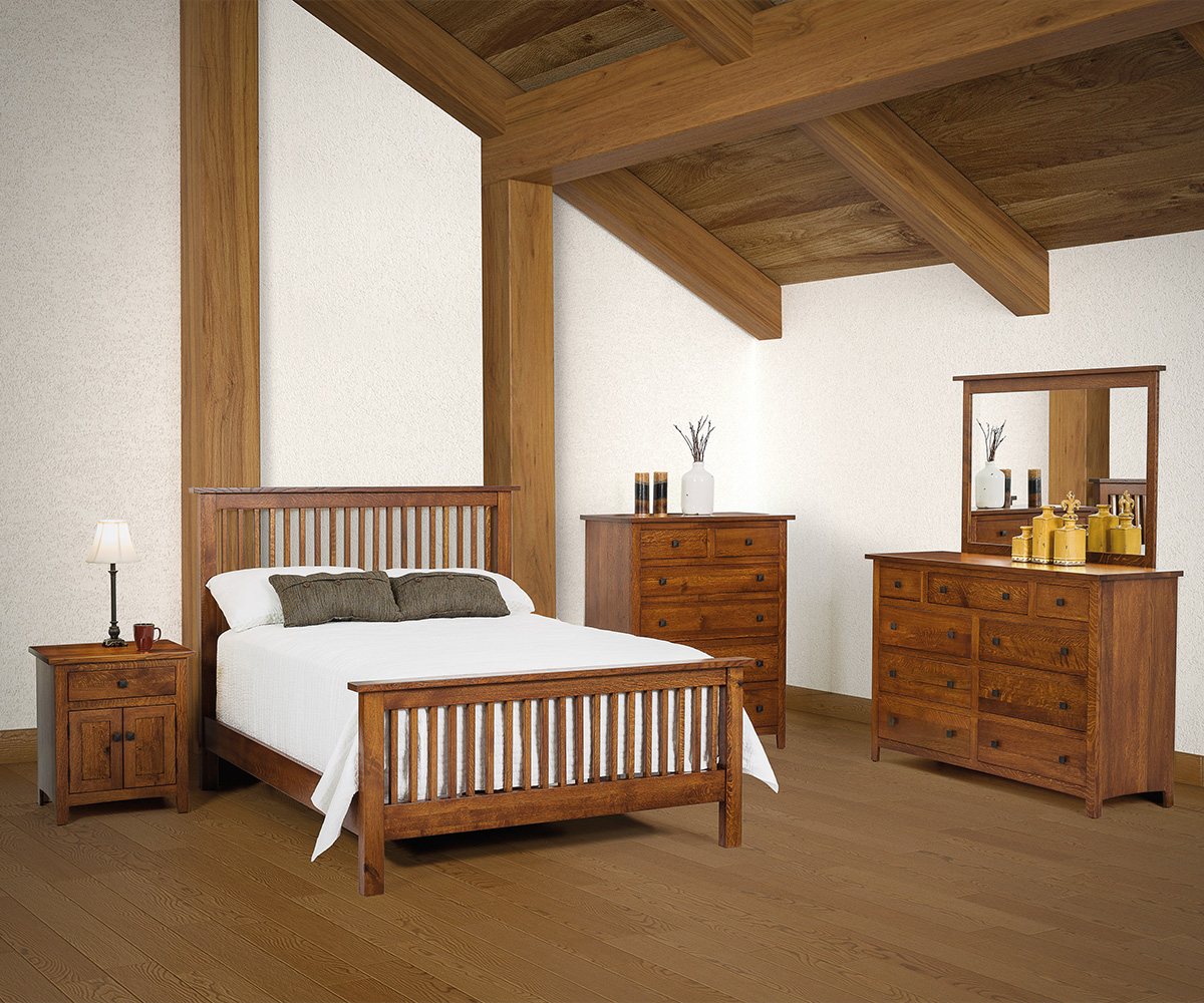 Royal Mission Panel Bed - Image 2