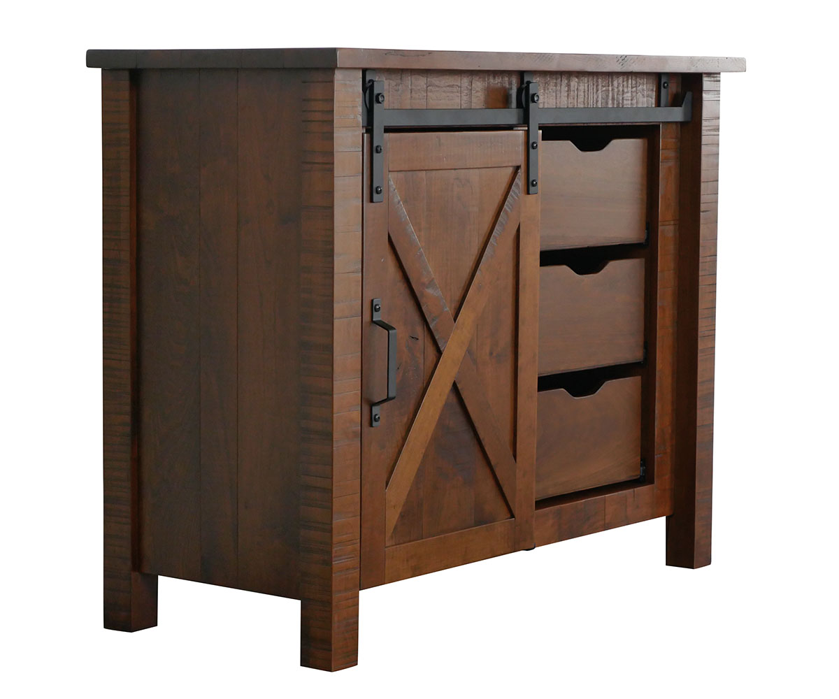 Sliding Barn Floor 2 Door Hutch - Image 2