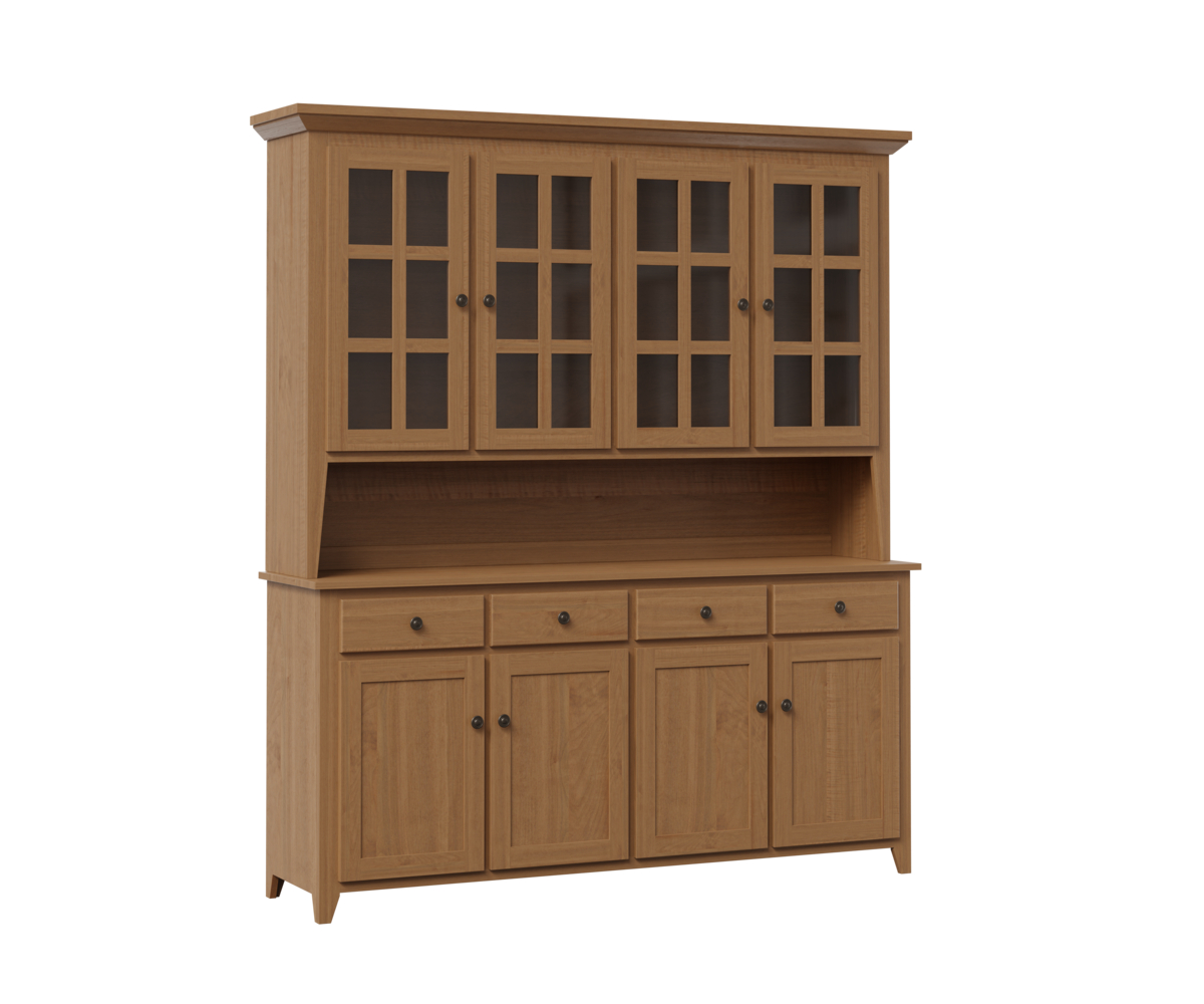 Shaker 4 Door Hutch