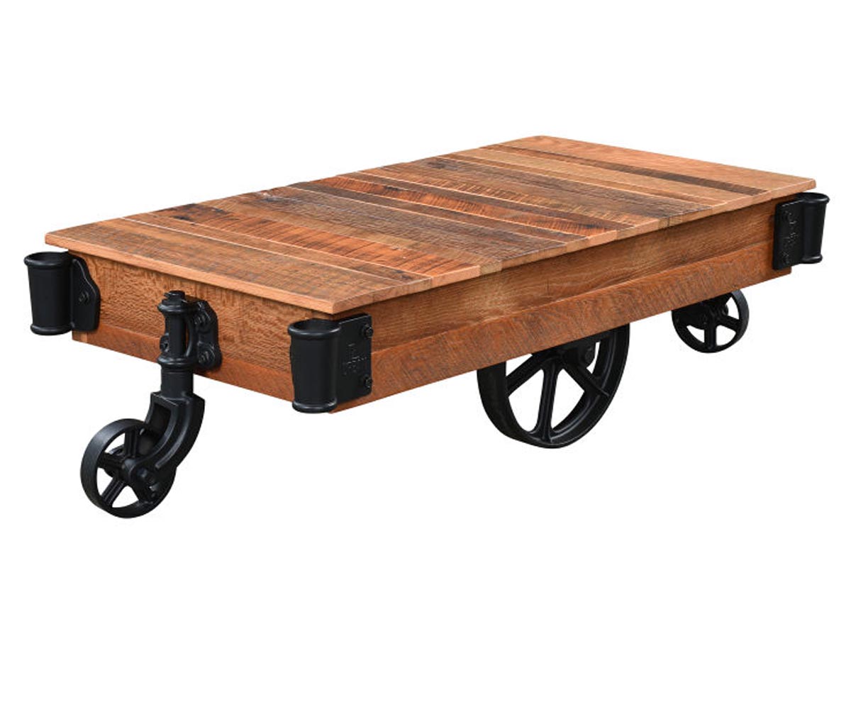 Urban Railroad Cart Coffee Table - Image 2