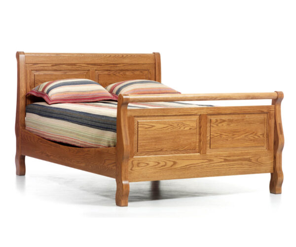 Country Panel Sleigh Bed