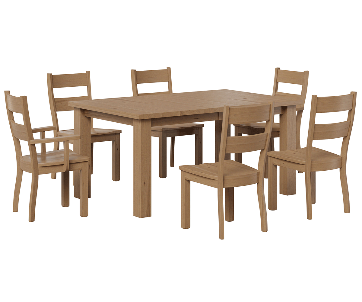 Western Mission Leg Table - Image 2