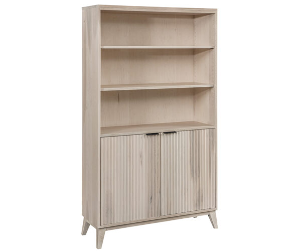 Sofi Bookcase With Fluted Doors