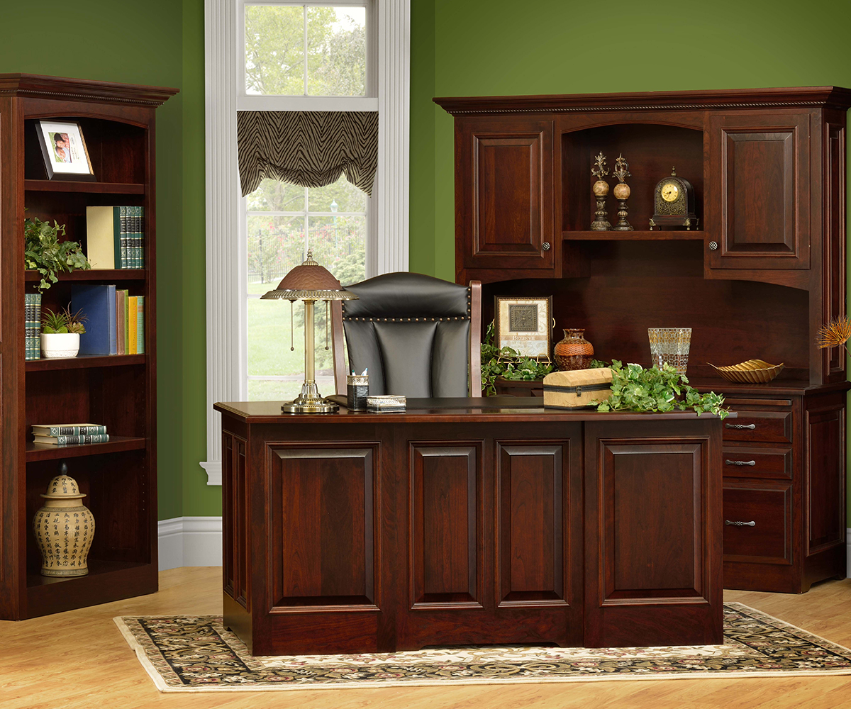 Liberty Partners Desk & Three Piece Hutch - Image 4