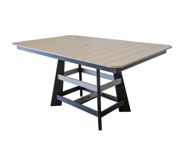 Rectangle Counter Table With Straight Leg - 44x72